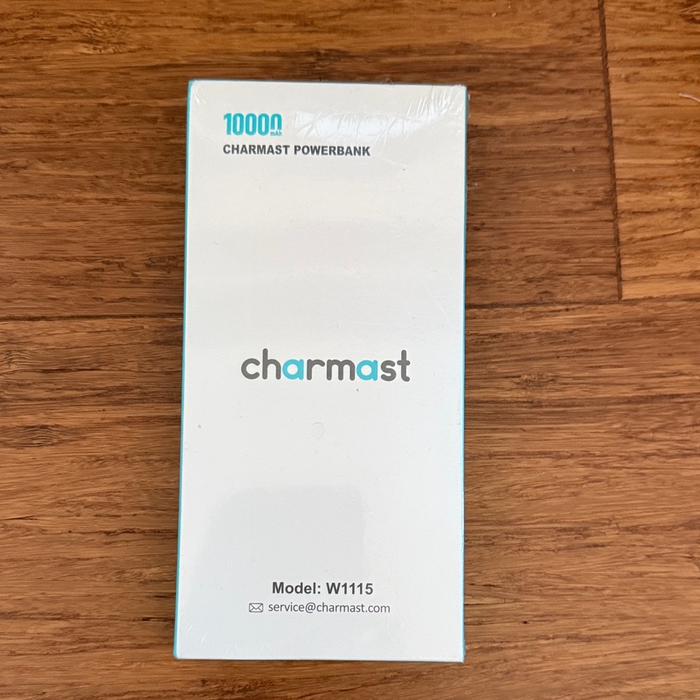 Charmast 10000mAh White Power Bank - Portable Charger